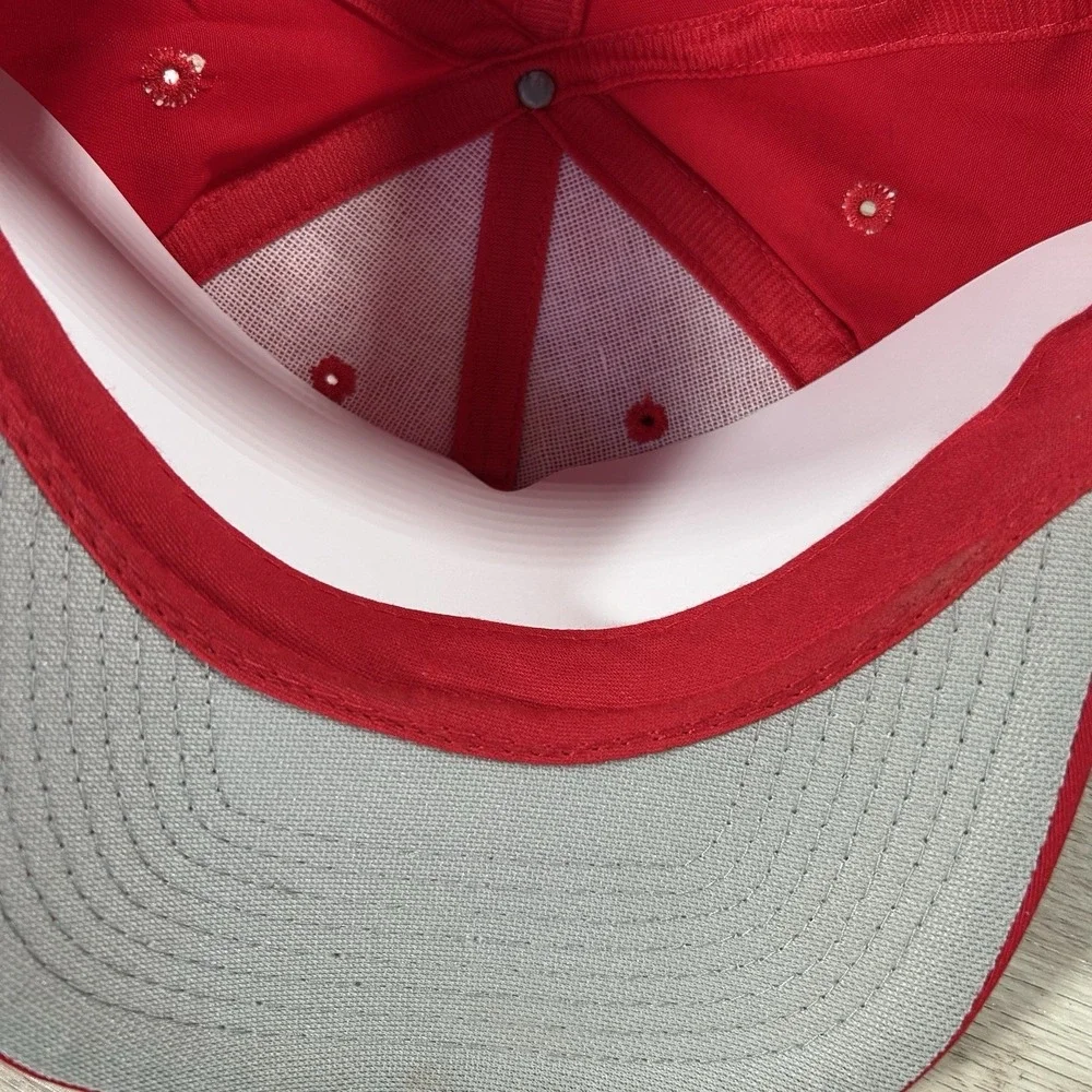 VTG Texas Rangers Snapback Hat MLB Baseball Red Twins Enterprise Cap